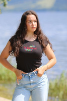 Vyšívané tričko JEDINEČNÁ black