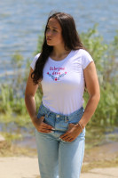 Vyšívané tričko ĽÚBEZNÁ DEVA II.