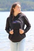 Vyšívaná mikina MILOVANÁ čierna