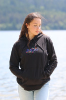 Vyšívaná mikina MILOVANÁ čierna