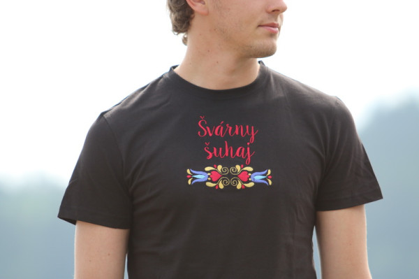 Pánske vyšívané tričko...