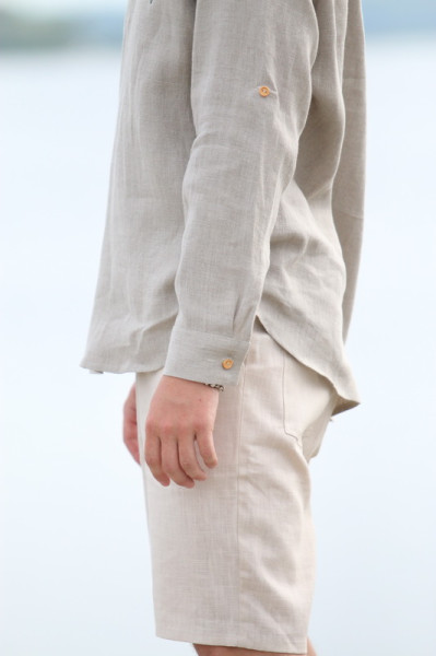 Pánske ľanové kraťasy...