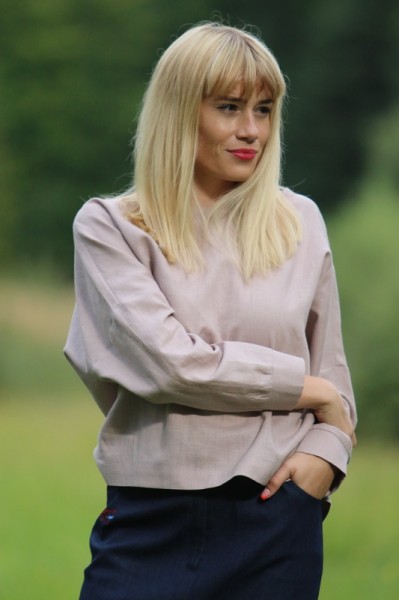 Ľanový top Chvíľa pohody