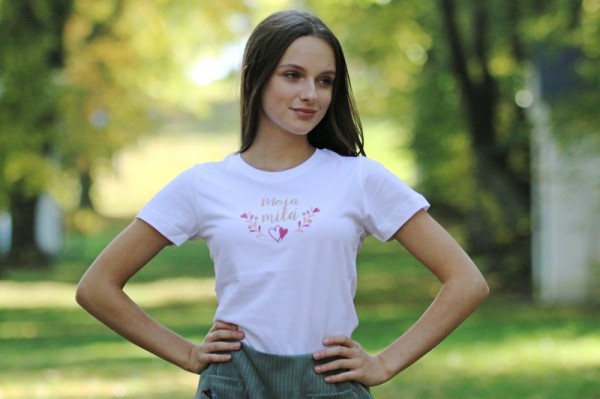 Vyšívané tričko MOJA MILÁ