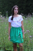 Krátka sukňa Pokosená tráva