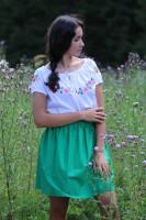 Krátka sukňa Pokosená tráva