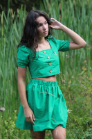 Krátka sukňa Pokosená tráva