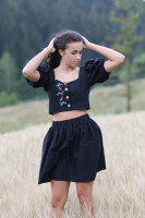 Krátka sukňa Závoj noci