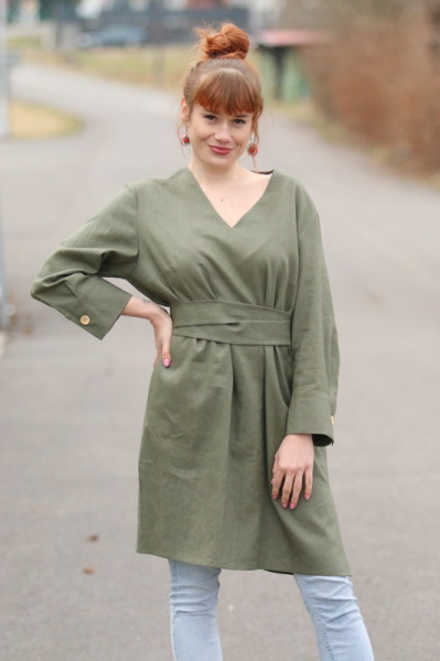 Ľanová tunika/šatotunika...