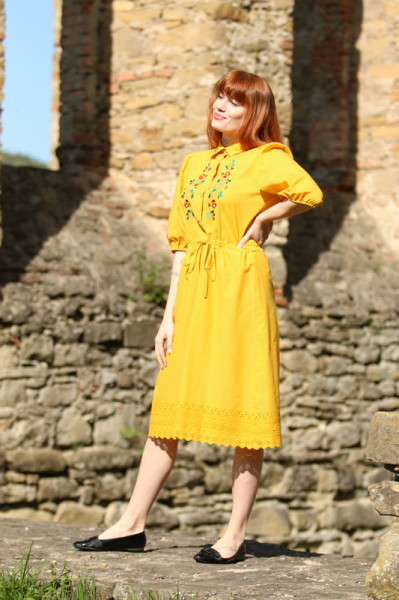 Bavlnené šaty Slnečný deň