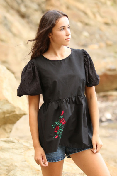 Vyšívaná blúzka Prítmie