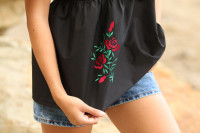 Vyšívaná blúzka Prítmie