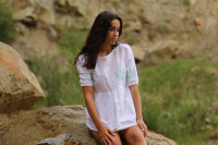 Vyšívaná blúzka Vzácna chvíľa