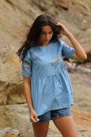 Vyšívaná blúzka Babičkina záhrada