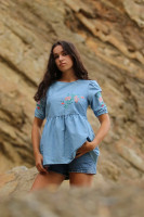 Vyšívaná blúzka Babičkina záhrada