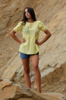 Vyšívaná blúzka Muška svätojánska