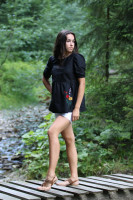 Vyšívaná blúzka Sama v lese