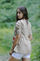 Vyšívaná blúzka Maková