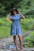 Vyšívané šaty Šumenie mora