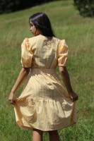 Vyšívané šaty Citronáda