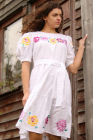 Vyšívané šaty Rozkvitnutá záhrada