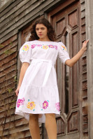 Vyšívané šaty Rozkvitnutá záhrada