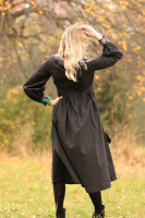 Vyšívané bavlnené midi šaty Izabela