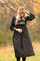 Vyšívané bavlnené midi šaty Izabela