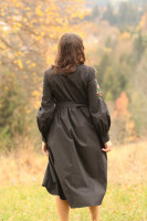 Vyšívané bavlnené midi šaty Elizabet