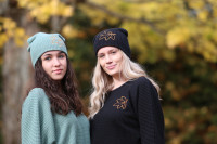 Dámska vyšívaná čiapka