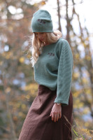 Dámska vyšívaná čiapka