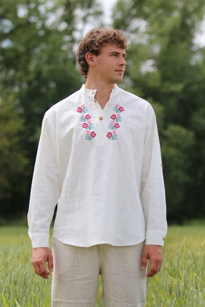 Ľudová vyšívaná ľanová...