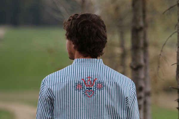 Pánska bavlnená vyšívaná...